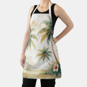 Vintag Style Hawaiian Travel Honolulu Schürze (InSitu)