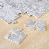 Vintag Style Hollyhock Blume Puzzle (Seite)