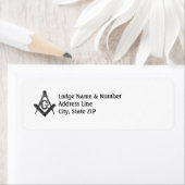 Vintag Style Masonic Logoadresse (Insitu)