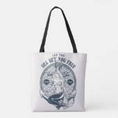 Vintag Style Mermaid Tasche (Rückseite)