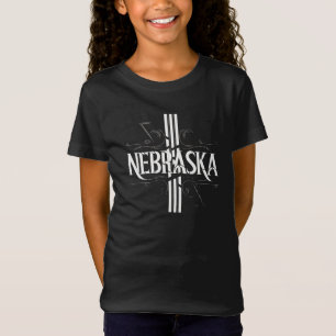 Vintag Style Nebraska Textdesign T-Shirt