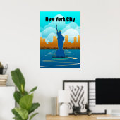 Vintag Style New York City Travel Poster (Heimbüro)