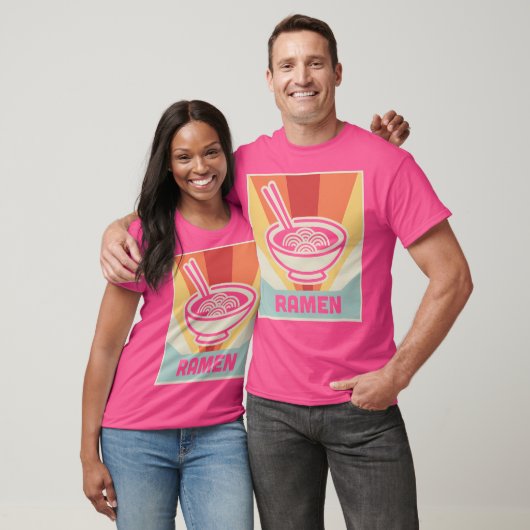 Vintag Style Ramen Poster T-Shirt (Unisex)
