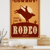 Vintag Style Rodeo Poster (Küche)