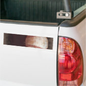 Vintag Style Sepia Baseball Artwork Autoaufkleber (Auf Lkw)