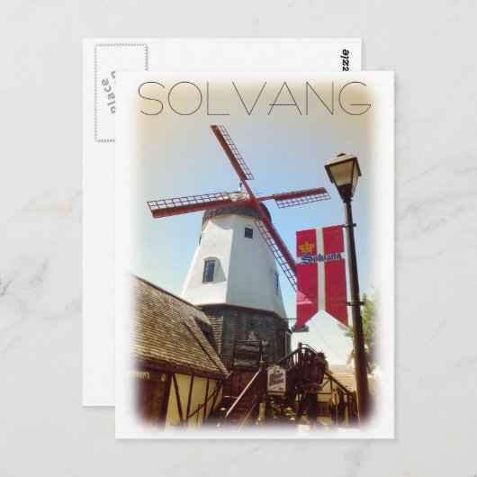 Vintag Style Solvang Postcard! Postkarte (Vorne/Hinten)