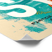 Vintag Style Sydney Travel Poster (Ecke)