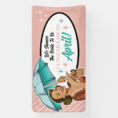 Vintag Style Umbrett Brautparty Party Banner (Vertikal)