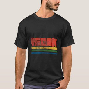 Vintag Style Vegan S Retro Veganism Hoodie T-Shirt