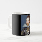 Vintag Style William Shakespeare Tasse (Vorderseite Links)
