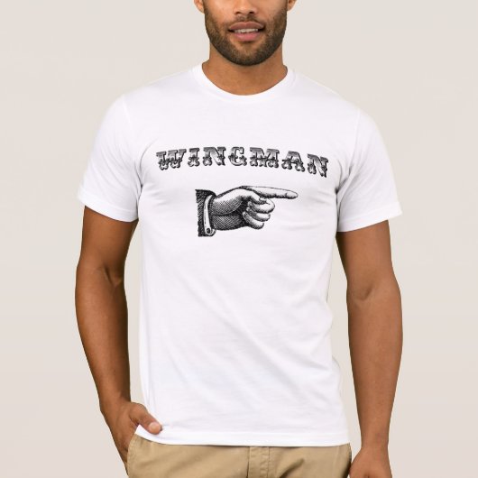 Vintag Style Wingman Tshirt (Vorderseite)