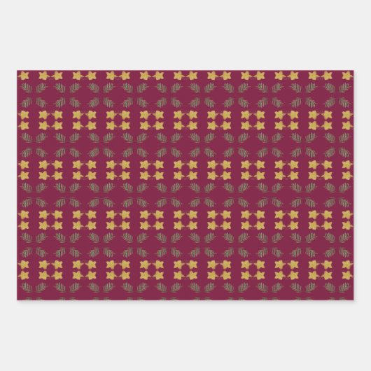 Vintag Styled Snowman Art Geschenkpapier Set (Vorderseite 2)