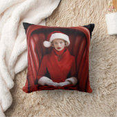 Vintag Stylish Mrs Claus Kissen (Decke)