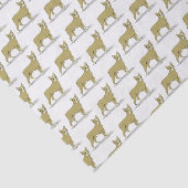 Vintag Stylisierte French Bulldog C Seidenpapier (Ausschnitt)