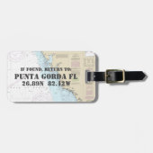 Vintag Südwestflorida Gepäckanhänger (Vorderseite horizontal)