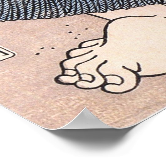 Vintag Sumo Poster (Ecke)