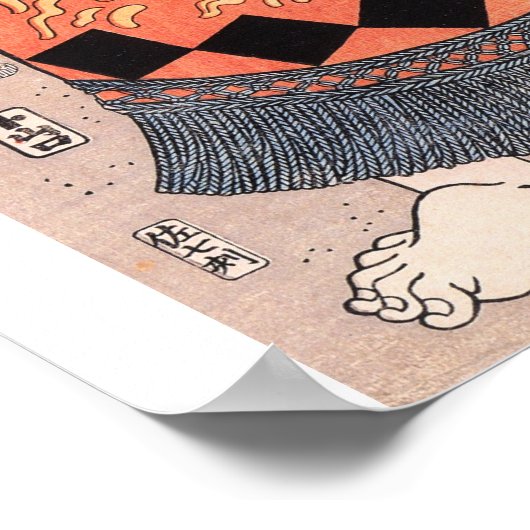 Vintag Sumo Poster (Ecke)