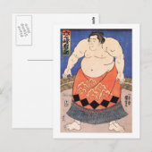Vintag Sumo Postkarte (Vorne/Hinten)