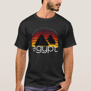 Vintag Sunset Ägypten T Shirt Ägyptisches T-Shirt