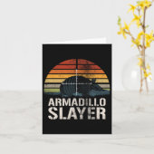 Vintag Sunset Armadillo Slayer Armadillo Hunter G Karte (Gelbe Blume)