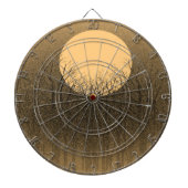 Vintag Sunset Dartscheibe (vorne)