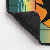 Vintag Sunset Hammerhead Shark Mousepad (Ecke)