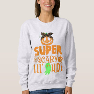 VINTAG SUPER BEÄNGSTIGEND LIL' TYP - NIEDLICH BEÄN SWEATSHIRT
