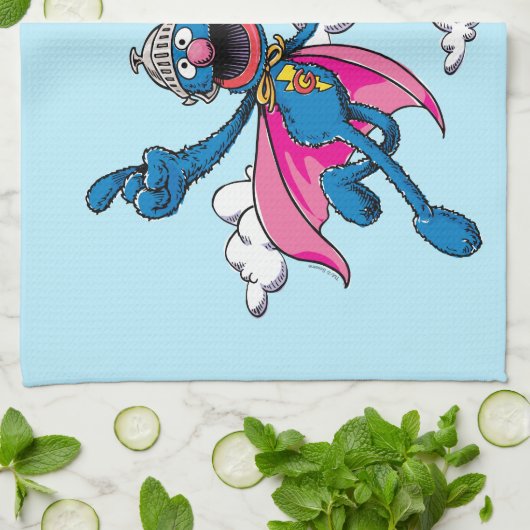 Vintag Super Grover Geschirrtuch (Gefaltet)
