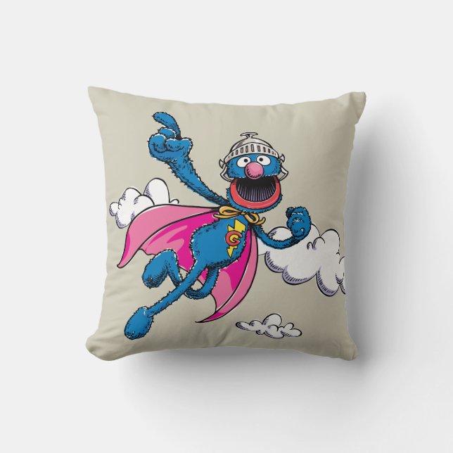 Vintag Super Grover Kissen (Vorderseite)