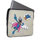 Vintag Super Grover Laptopschutzhülle (Vorne Rechts)