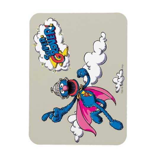 Vintag Super Grover Magnet (Vertikal)