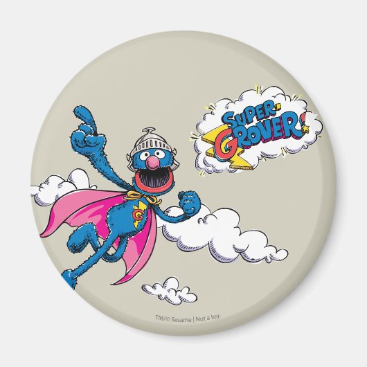 Vintag Super Grover Magnet (Vorne)