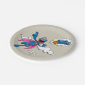 Vintag Super Grover Pappteller (Schrägansicht)