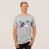 Vintag Super Grover Tri-Blend Shirt (Vorderseite voll)