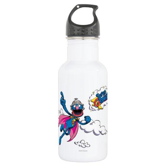 Vintag Super Grover Trinkflasche (Vorderseite)