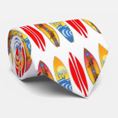 Vintag Surfbretter Krawatte (Gerollt)