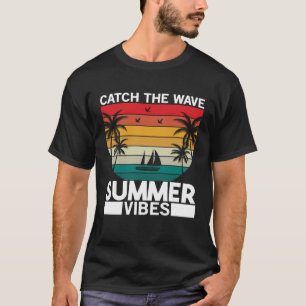 Vintag Surfer Retro Surfing Beach Sommerurlaub T-Shirt