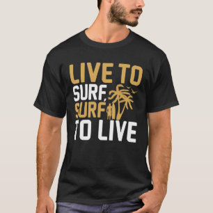 Vintag Surfer Retro Surfing Beach Sommerurlaub T-Shirt