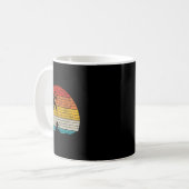 Vintag Surfer Retro Surfing Beach Surfen Kaffeetasse (Vorderseite Links)