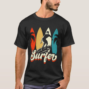 Vintag Surfer Retro Surfing Beach Surfen T-Shirt