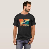 Vintag Surfer Typ Surfing T Shirt (Vorne ganz)