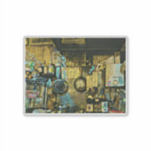 Vintag Sushi Artwork Aufkleber (Vorderseite)