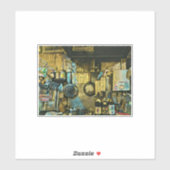 Vintag Sushi Artwork Aufkleber (Blatt)