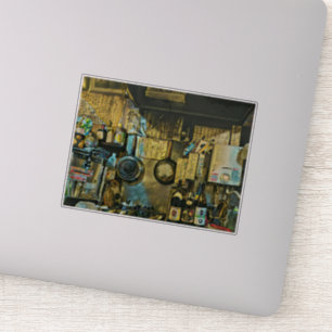 Vintag Sushi Artwork Aufkleber