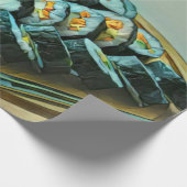 Vintag Sushi Artwork Geschenkpapier (Ecke)