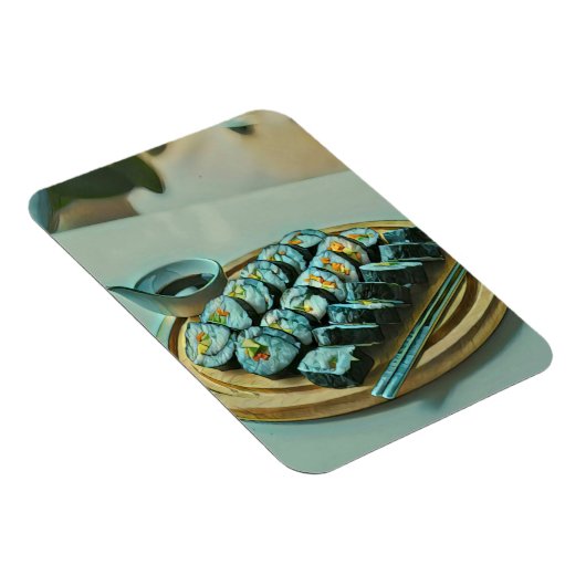 Vintag Sushi Artwork Magnet (Rechte Seite)