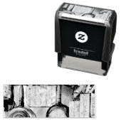 Vintag Sushi Artwork Permastempel (Beispiel)