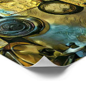 Vintag Sushi Artwork Poster (Ecke)