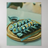 Vintag Sushi Artwork Poster (Vorne)