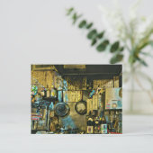 Vintag Sushi Artwork Postkarte (Stehend Vorderseite)